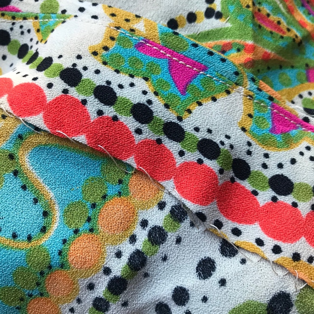 SOLD Vintage 70s handmade jumpsuit one of a kind - Picture 8 of 10